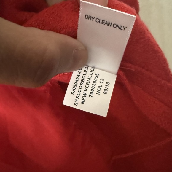 Banana Republic Red Wool Rayon Boucle Pencil Dress Size 8 NWT $130 - Picture 8 of 14